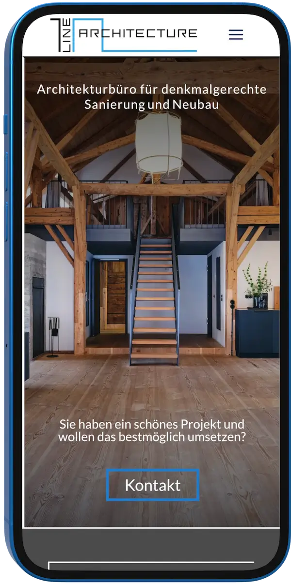 Project Website für Architekturbüro aus München