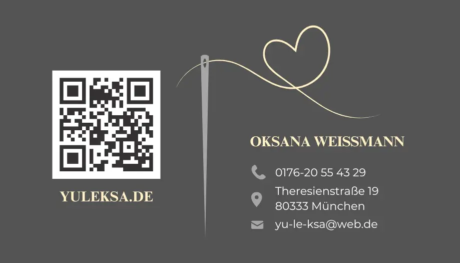 Visitenkarten mit QR-Code
